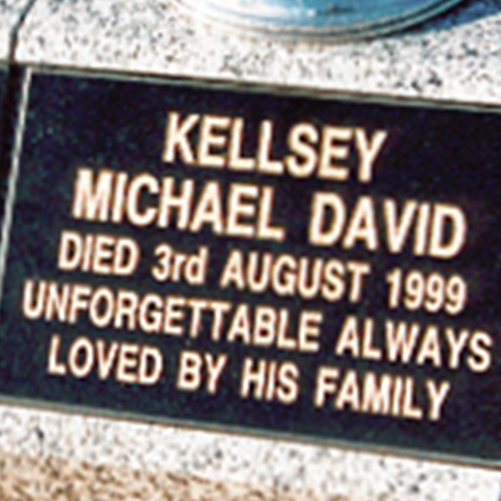 Memorial Vase and Tablet